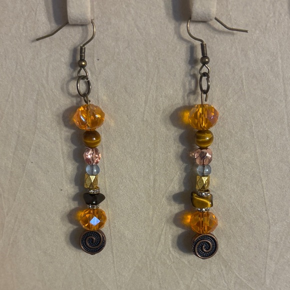 Jewelry - Handmade Elegant Multicolor Beaded Earrings
